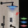 Skf2840t Rozin Led Oil Rubbed Bronze Wall Mount Shower 739450753555