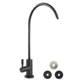 89703-bn Skyshalo High-arch Matte Black Ro Drinking Faucet With Lead-free Steel And Brass Valve