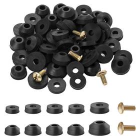 Sliverdew 445016418433 Faucet Washers 58 Pack Washer Assortment Kit Parts Flat And