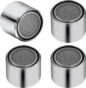 1-ruilisfr Sliverdew 543634 4 Pcs Bathroom Sink Filter Kitchen Faucet Aerator With Brass Shell 55/64 Inch Ae
