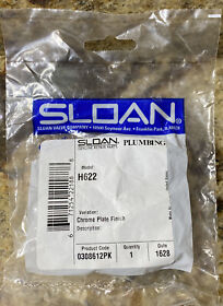 H622 Sloan Genuine Repair Parts Model #h622 Bonnet Chrome Plate Finish Nib
