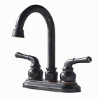 Slyvcz15hvc-n Vccucine Commercial Two Handle Lavatory Widespread Oil Rubbed Bronze Bathroom
