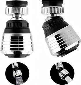 Glslt220227 Smile Angel 2pcs 360 Degree Swivel Faucet Aerator Deluxe Water Saving Sprayer S