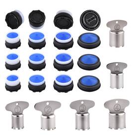 Bqq16 Snutuya 16 Pcs Faucet Cache Aerators With 6 Aerator Key Aera