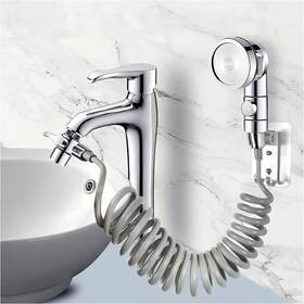 Soshopping 193499899122 Sink Faucet Hose Sprayer Attachment Handheld With On/off And 7 Adapte