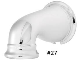 S-1559 Speakman Alexandria Bathtub Spout Without Diverter Polished Chrome New #27