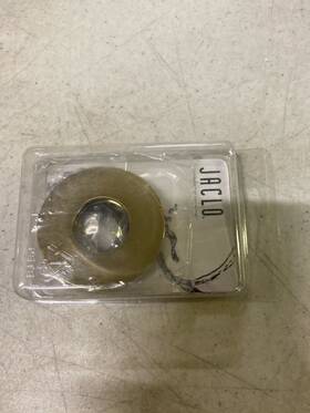 6015-sb Standard Plumbing Supply Jaclo Contemporary Round Escutcheon For 1/2 Inch Showerarms Satin Brass