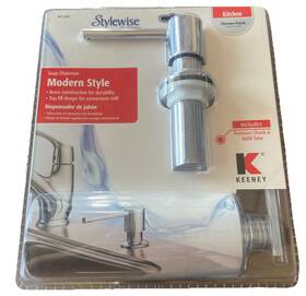 K613pc Stylewise By Keeney Soap Dispenser Modern Style Chrome Finish Model