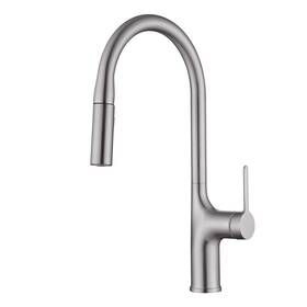 S6130p-bn Sumerain Kitchen Faucet With Sprayer 2 Mode Brushed Nickel Sink Doe Cer