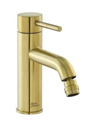Sm-df81bg Swiss Madison Bidet Faucets Single-handle Solid Brass In Brushed Gold Finish