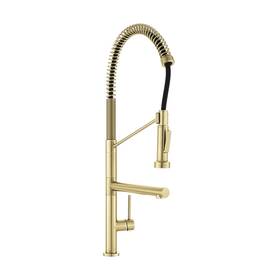 Sm-kf74bg Swiss Madison Sm-kf74 Nouvet 1.5 Gpm 1 Hole Pre-rinse Pull Down - Gold