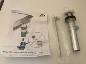 Rl-154 Symmons Series Chrome Pop-up Drain Assembly Kit By