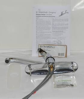 S-23-bh-1.5 Symmons S23bh1.5 Origins Single Handle Kitchen Faucet Chrome