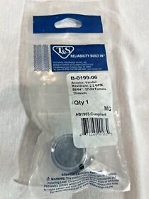 B-0199-06 T And S Vandal Resistant Aerator 2.2 Gpm 55/64 -27un Female Chrome