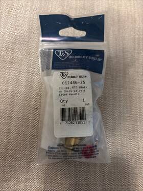 012446-25 T And S Brass Cerama - Chrome