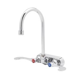 B-1146-04 T And S Brass Wall Mounted Workboard Faucet - Chrome
