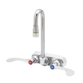B-2459 T And S Brass Wall Mounted Workboard Faucet - Chrome