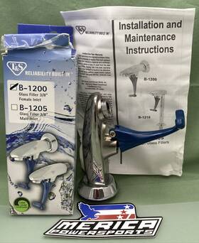 B-1200 T&s 671262010399 New Genuine Glass Filler 3/8 Inch Female Inlet