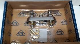B-1110-ln T&s Workboard Faucet Deck Mount 4 Inch Centers Lever Handles No Nozzle