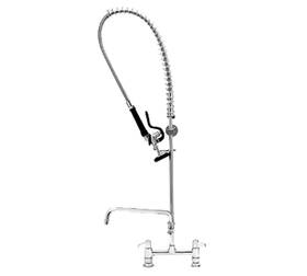 5pr-8d08 T&s Brass Pre-rinse Units Includes 8 Inch Centers Deck Mount Add-on Faucet