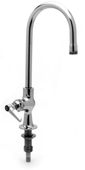 B-0305 T&s Brass 671262003544 Deck Mount Single Pantry Faucet With Rigid Gooseneck And Stream Regulator
