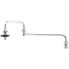 B-0584 T&s Brass 671262005715 Pot Filler Deck Mount 24 Inch Double Joint Nozzle 1/2 Npt