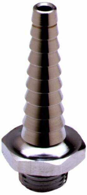 B-0198-f20 T&s Brass Outlet With Serrated Tip/hose End 2.0 Gpm