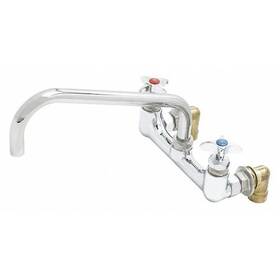 B-0290 T&s Brass Low Arc Laundry Sink Faucet Manual 8 Inch Mount 2 Hole