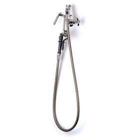 B-0605-h T&s Brass Wall Mount Pot Filler Faucet With Vacuum Breaker And Self-closing Nozzle