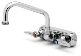 B-1116 T&s Brass Workboard Faucet With Wall Mount Not Applicable Silver