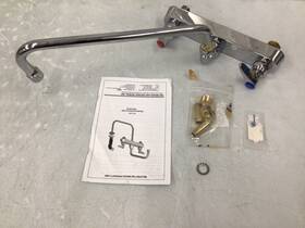 B-1128 T&s Brass - Low Arc Kitchen/bathroom Faucet 2 Mounting Holes