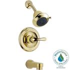 T13420-pbshcpd Delta Faucet Classic Monitorr Series Tub And Shower 0034449527309