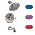T14400-sst2o Delta Traditional Pressure Balanced Tub Shower Trim Package 034449741149