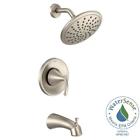 T2843epbn Moen Glyde Rain Shower Tub And Faucet Trim 026508271674