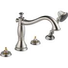 T4797-sslhp T4797-lhp Delta Cassidy Roman Tub Faucet Trim Hand Shower Fast Ship