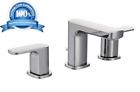 T6920 Moen Rizon Two Handle Widespread Bathroom Faucet Chrome Low Arc