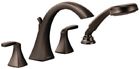 T694orb Moen Voss Oil Rubbed Bronze Deck Mounted Roman Tub Faucet