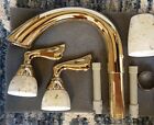 T970cgpc Moen Nos Asceri Marbled Lever Gold Pebbled Cream 026508081174