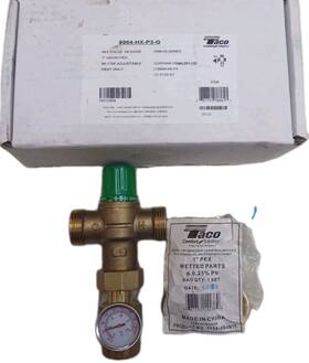 5004-hx-p3-g Taco 5004-c3-g Mixing Valve 1 Inch Pex Connections With Gauge 85f