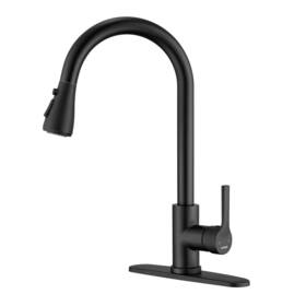 Tapmee 760033423510 Black Kitchen Faucet Sink Faucets For Farmhouse Laundry Rv Bar 304 S