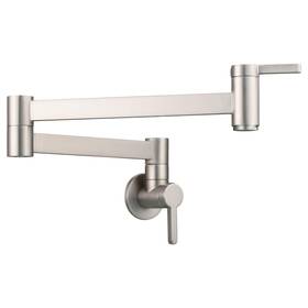 Ct172na Tecmolog Brass Kitchen Faucet Wall Mounted Pot Filler With Double Joint Swing A