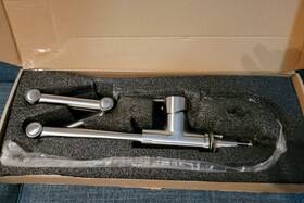 X003f05zhv Tecmolog Brass Retractable Kitchen Faucet Single Hole Brushed Nickel Bna1231