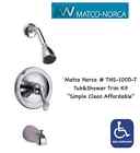 20082647402014 Tns-100d-t Matco Norca Single Lever Tub Shower Trim Kit