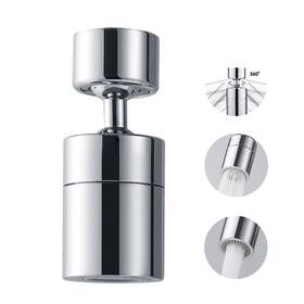 Toega 712215841391 360 Degree Swivel Sink Faucet Aerator 2-flowbig Angle Water Saving Dual Funct