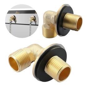 Tolsuny 635407430657 Installation Kit For Wall Mount Commercial Faucet Backsplash Set S