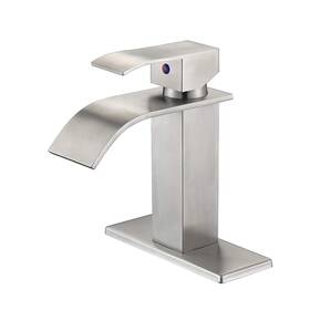 Topcraft 768655014659 Waterfall Spout Bathroom Sink Faucet