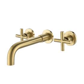 Topcraft 768657357525 2-handle Wall Mounted Bathroom Sink Faucet