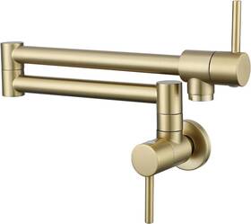 Tr001 Trjikag Brushed Gold Faucet For Wash Basin Faucets Multi-function Swing-a