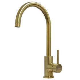 Trywell 708210465571 Single Handle High Arch Kitchen Faucet 360 Degree Swivel Spout Hot A