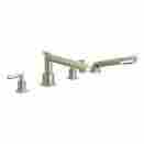 Ts93004bn Moen Arris Two-handle Diverter Roman Tub Faucet Brushed Nickel 026508242766